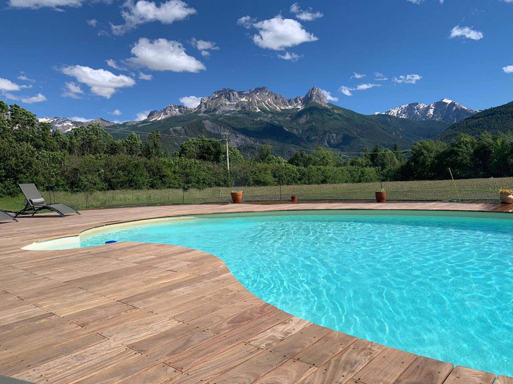 L'Escale En Ubaye Bed and Breakfast Saint-Pons  Buitenkant foto